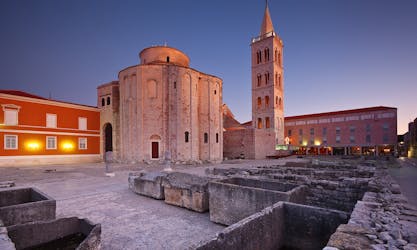 Passeio a pé por Zadar: Órgão do Mar e Fórum Romano